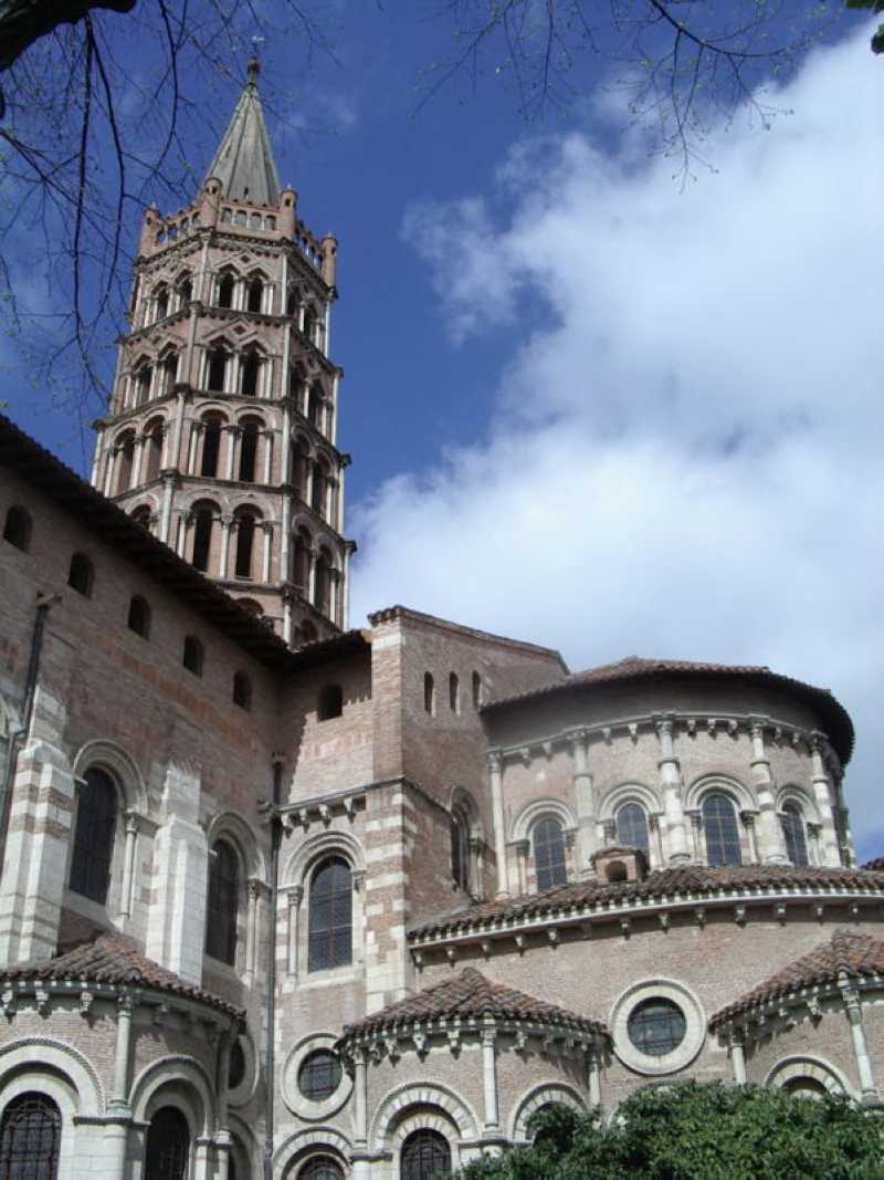 5 La basilique St Sernin à Toulouse